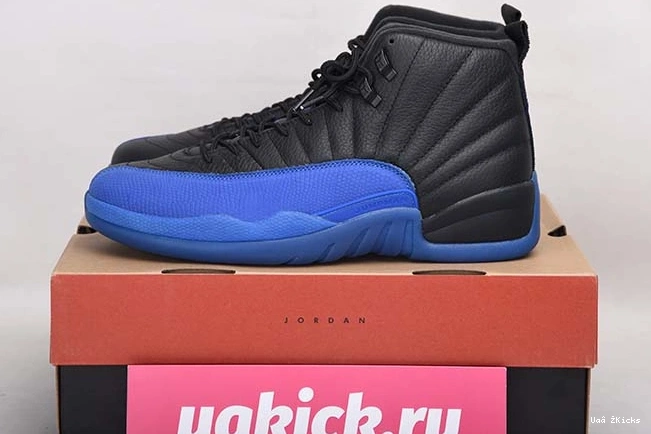 BLACK RETRO 12 ROYAL JORDAN - 810 Reliable 130690-014 GAME 0725